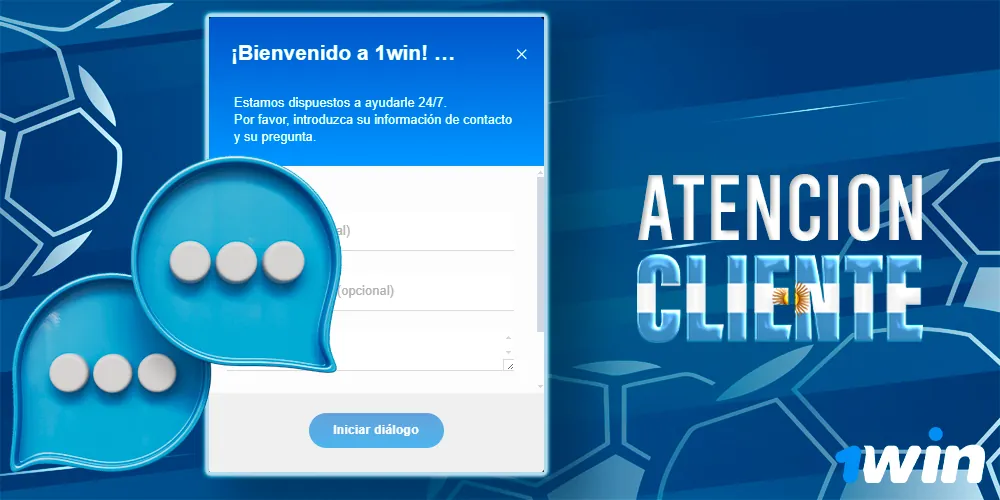 Atención al cliente argentina de 1win