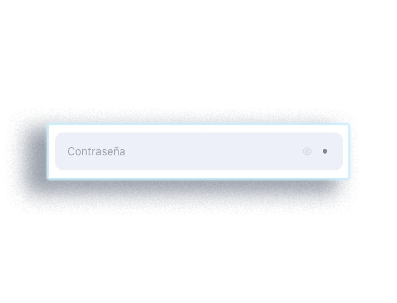 Introducción de una contraseña segura